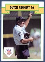 1990 T/M Umpires #16 Dutch Rennert