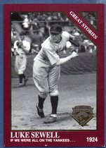 1994 Conlon TSN Burgundy #996 Luke Sewell
