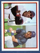 1983 Topps Stickers #17 Gorman Thomas|Reggie Jackson
