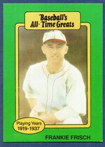 1987 Other Hygrade All-Time Greats #NNO Frankie Frisch