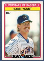 1989 Topps Kay-Bee Superstars of Baseball #33 Robin Yount