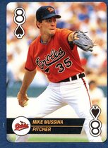 1993 U.S. Playing Cards Aces #8S Mike Mussina