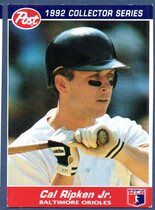 1992 Post Base Set #9 Cal Ripken Jr.
