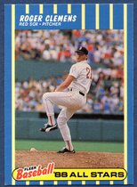 1988 Fleer Baseball All Stars #8 Roger Clemens