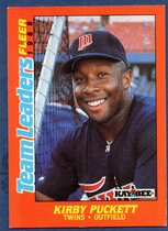 1988 Fleer Team Leaders #26 Kirby Puckett
