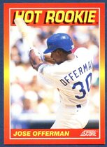 1991 Score Hot Rookies #10 Jose Offerman