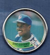 1989 Topps Coins #14 Dwight Gooden