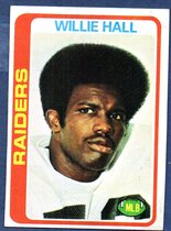 1978 Topps Base Set #345 Willie Hall