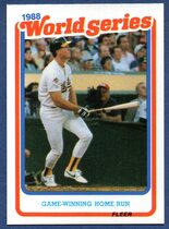 1989 Fleer World Series #8 Mark McGwire