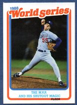 1989 Fleer World Series #11 Orel Hershiser