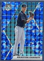 2021 Panini Mosaic Reactive Blue #204 Braxton Garrett