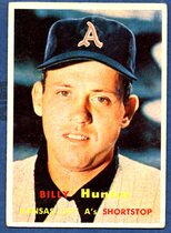 1957 Topps Base Set #207 Billy Hunter