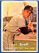 1957 Topps Base Set #369 Milt Graff