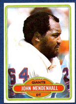 1980 Topps Base Set #156 John Mendenhall