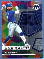 2022 Panini Mosaic Swagger #SW-11 Bo Bichette
