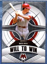 2022 Panini Mosaic Will to Win #WW-6 Pete Rose