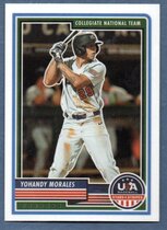 2023 Panini USA Baseball Stars & Stripes (Optichrome) #92 Yohandy Morales