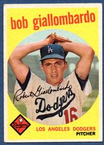1959 Topps Base Set #321 Bob Giallombardo