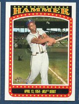 2023 Topps Heritage High Number The Hammer #TH-1 Hank Aaron