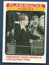 2022 Topps Heritage News Flashbacks #NF-4 President Nixon Sworn In For Second Term