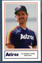 1987 Team Issue Houston Astros Sportsmedia Presentations #14 Dickie Thon