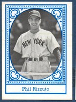 1975 TCMA Yankees All-Time Team (Blue & White) #NNO Phil Rizutto