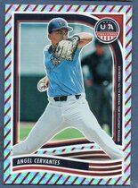 2024 Panini Stars & Stripes Stripes #157 Angel Cervantes