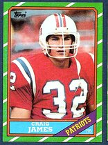 1986 Topps Base Set #32 Craig James