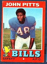 1971 Topps Base Set #163 John Pitts