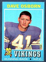 1971 Topps Base Set #225 Dave Osborn