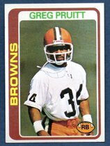 1978 Topps Base Set #245 Greg Pruitt