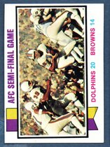 1973 Topps Base Set #136 AFC Semi-Final Game