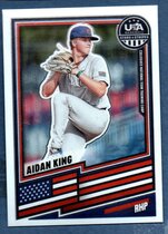 2026 Panini Prizm Stars & Stripes #190 Aidan King