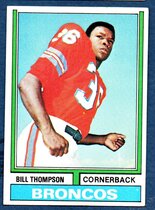 1974 Topps Base Set #166 Bill Thompson