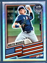2026 Panini Prizm Stars & Stripes Silver Prizm #57 Nolyn Nickels