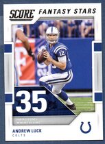 2017 Score Fantasy Stars #1 Andrew Luck