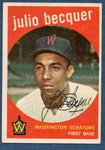 1959 Topps Base Set #93 Julio Becquer