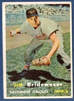 1957 Topps Base Set #382 Jim Brideweser