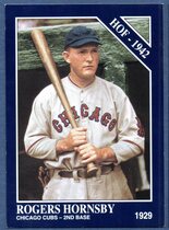 1992 Conlon TSN Color Inserts #20 Rogers Hornsby