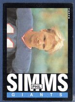 1985 Topps Base Set #123 Phil Simms