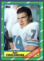 1986 Topps Base Set #357 Ray Childress