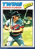 1977 Topps Base Set #38 Craig Kusick