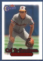 2000 Fleer Gamers Cal To Greatness #3C Cal Ripken Jr.