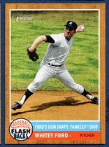 2011 Topps Heritage Baseball Flashbacks #BF-6 Whitey Ford