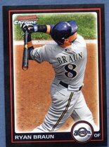 2010 Bowman Chrome Refractors #1 Ryan Braun