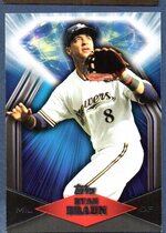 2011 Topps Wal Mart Blue Diamond #BDW8 Ryan Braun