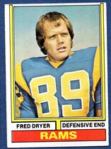1974 Topps Base Set #471 Fred Dryer