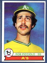 1979 Topps Base Set #378 Rob Picciolo