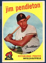 1959 Topps Base Set #174 Jim Pendleton