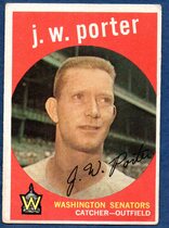 1959 Topps Base Set #246 J.W. Porter